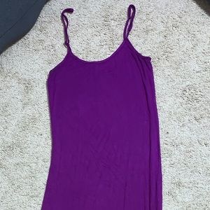 Purple maxi dress